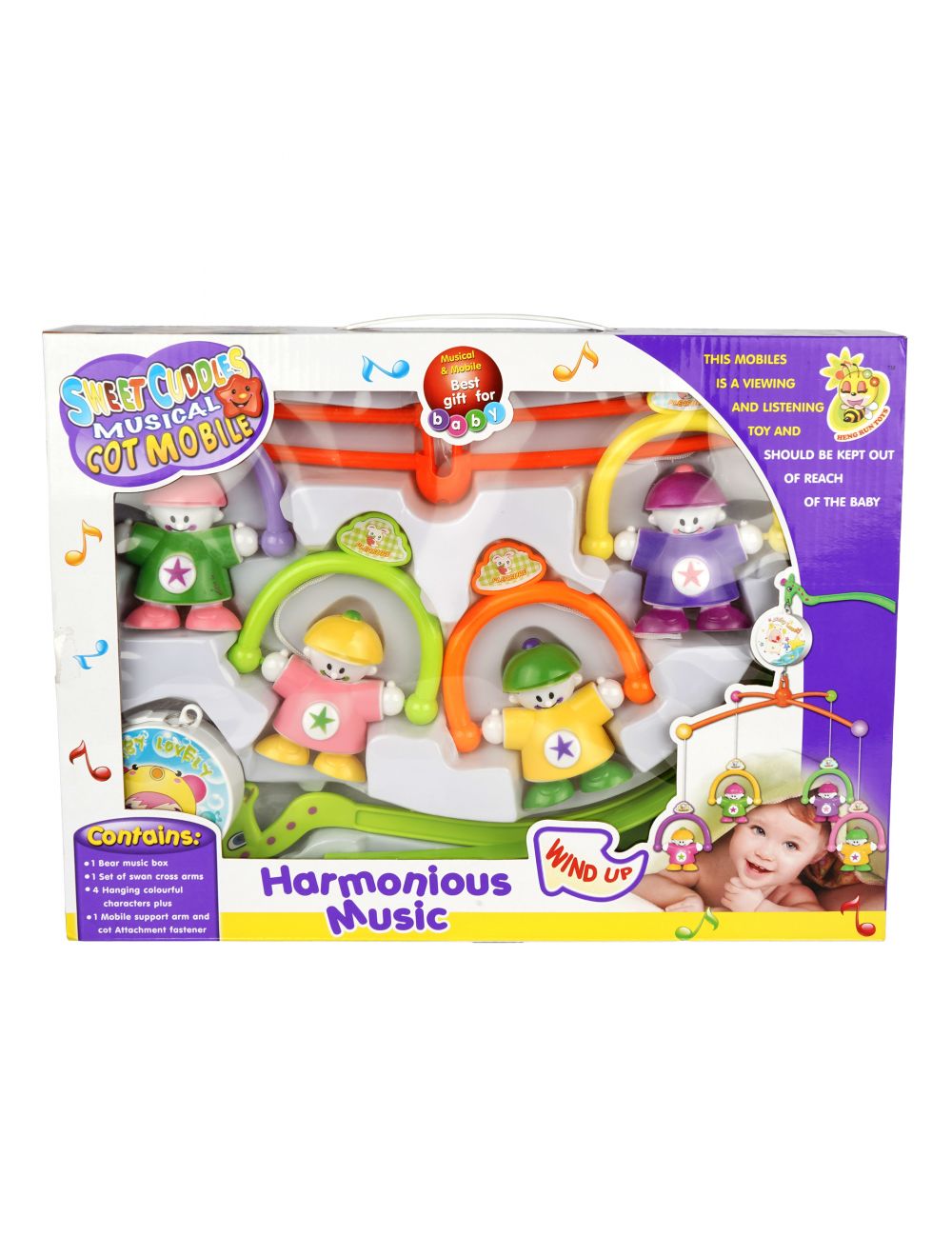 iBaby Sweet Cuddles Musical Cot Mobile With Harmonious Music Toy